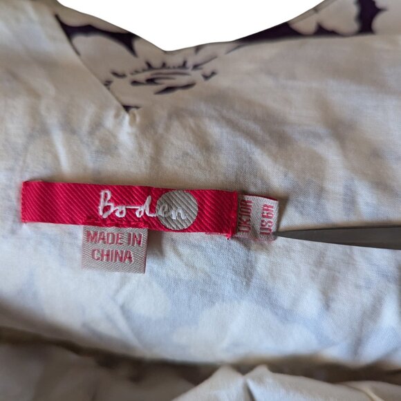 Boden Sleeveless Purple Floral V-Neck Sundress – Size 6 – EUC - Picture 6 of 6